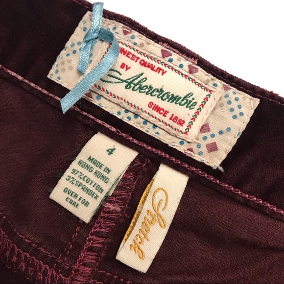 A&F Velvet Stretch Flare Leg Jeans - Picture 2 of 9